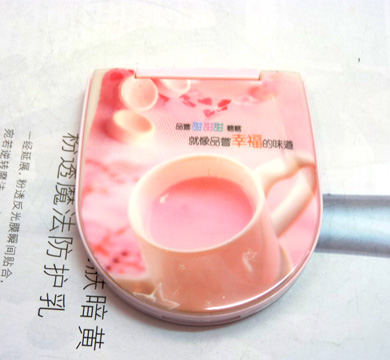 可爱七彩阳光镜带梳（015）