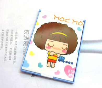 可爱卡通女孩儿镜带梳（620）