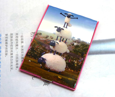 可爱卡通小羊镜带梳（620）