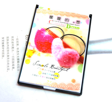 可爱多彩心情小镜带梳（720）