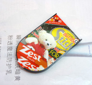 可爱卡通熊小镜带梳（08）