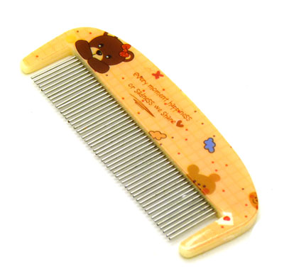 卡通梳子 防静电梳子 铁齿梳子 化妆梳 便携卡通梳----0213铁齿卡通梳