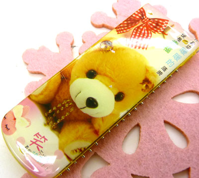 可爱阿狸便携卡通梳子 钢齿小梳 化妆梳 折叠式梳子 镜梳套装----5740卡通铁齿带镜折叠梳