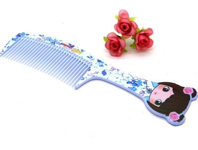 可爱卡通宽齿梳 卷发梳 大梳子 直发梳 洗澡梳----大卡通梳