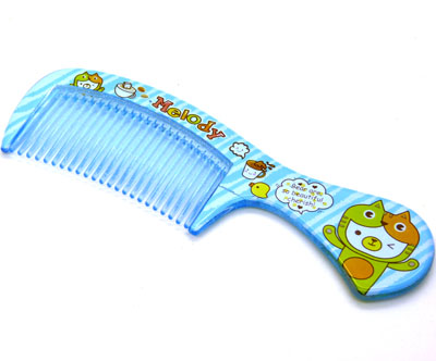 可爱卡通宽齿梳 卷发梳 大梳子 直发梳 洗澡梳----1604卡通梳