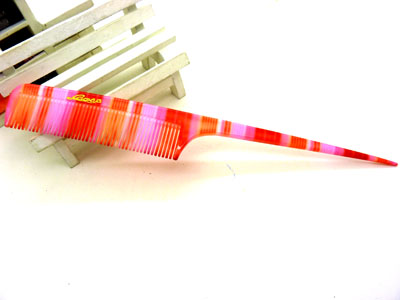 时尚耐热防静电 家用美发分针梳子 化妆梳平梳美发梳理发梳----023分针梳