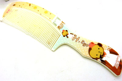 卡通彩色宽齿梳 家用梳 化妆梳 时尚发梳 日用梳子----5166梳