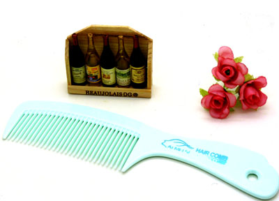 时尚大把直发梳 牛角家用梳 化妆梳 日用梳子 时尚发梳----6622梳