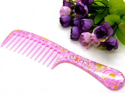 时尚耐摔梳 直发梳 家用梳  可爱卡通化妆梳 日用梳 宽齿梳----6168梳