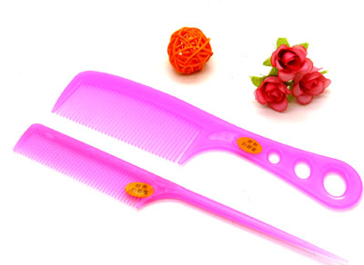 耐热防静电直发梳糖果色对梳家用梳 化妆梳 时尚发梳 ----693B高温防静电对梳