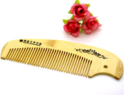 时尚发梳 耐热防静电 家用梳  日用梳----精品天然竹梳