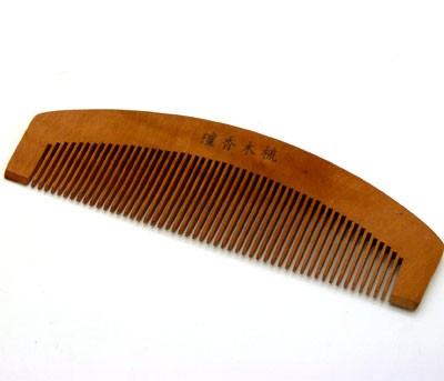 时尚发梳 耐热防静电 家用梳日用梳 直发梳----香木条梳