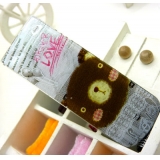 可爱阿狸便携卡通梳子 钢齿小梳 化妆梳 折叠式梳子 镜梳套装----5740卡通铁齿带镜折叠梳