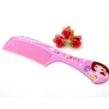 可爱彩色卡通宽齿梳 卷发梳 大梳子 直发梳 洗澡梳----8801梳