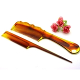 渐变色美发必备 对梳 尖尾梳 日用梳子 树脂梳子简约----829树脂对梳