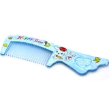 卡通彩色宽齿梳 大梳子 直发梳 洗澡梳----1607凤尾梳