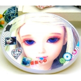 日韩镜梳组合 精美化妆镜子/梳子组合套装 迷你可爱卡通随手镜梳组合----323镜梳组合