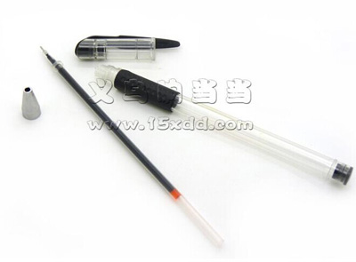 4支欧标笔 精选中性笔批发办公用品文具水笔欧标笔0.5碳素笔黑色 -4支欧标笔