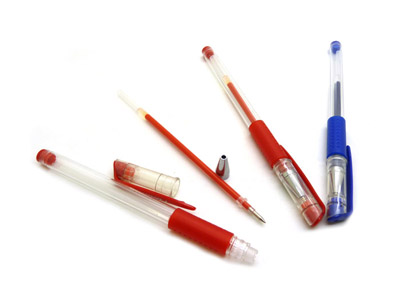 特价办公用笔3支装 精选0.5mm子弹中性笔大欧标笔 签字笔 -特等三个大欧标