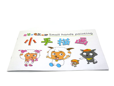 小手画画 儿童涂色画 填色绘画书 宝宝蒙纸描画本-小手描画