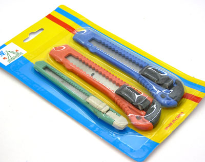 美工刀 大号美工刀 美工刀架  手工刀----三把美工刀