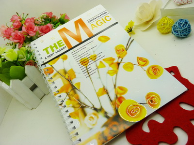 螺旋笔记本 记事本 线圈本学生用品/25K-12-155钢圈本