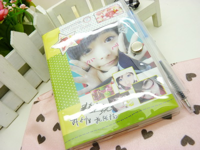 非主流胶套封面 记事本日记本 手写本/非主流胶套笔记本99104