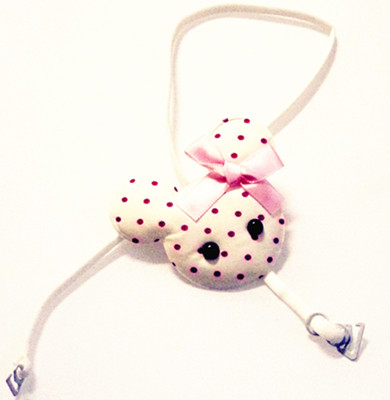 夏日MM备单品 卡哇伊 双心 彩色挂脖肩带/内衣肩带(一条)