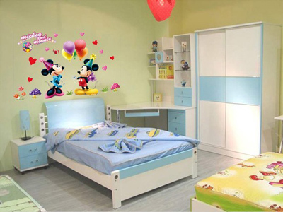 小熊维尼卡通贴画 儿童房间卧室幼儿园教室贴画  时尚装饰 组合贴