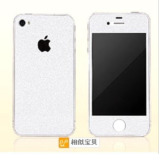 时尚个性iphone5s彩色贴膜 全身贴 彩色膜 闪钻 苹果贴膜 苹果5手机膜时尚贴