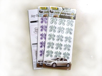 蝴蝶钻贴 水晶贴钻 手机美容立体装饰贴钻 独立背胶-----1-5