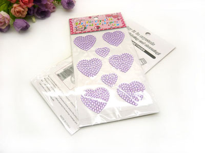 超闪汽车钻贴车贴心型水钻石贴水晶贴装饰用品个性改装内饰-----1-6