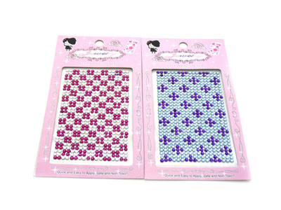 汽车装饰贴 个性水钻贴纸 儿童奖励贴画 亚克力水钻多钻手机贴纸 -多钻贴