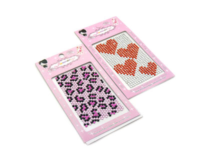 汽车装饰贴 个性水钻贴纸 儿童奖励贴画 亚克力水钻多钻手机贴纸 -多钻贴