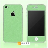 时尚个性iphone5s彩色贴膜 全身贴 彩色膜 闪钻 苹果贴膜 苹果5手机膜时尚贴