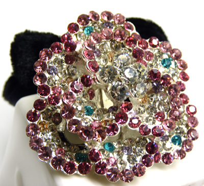 日韩时尚精品头扣 水钻头扎 梅花 女士靓丽头扣