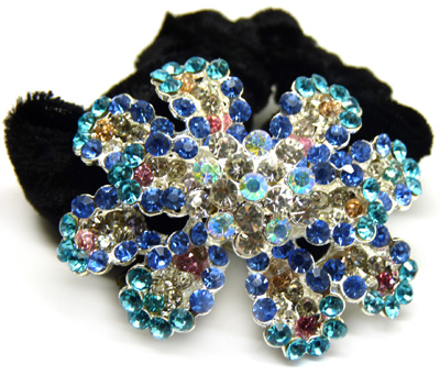 日韩时尚精品头扣 水钻头扎 梅花 女士靓丽头扣