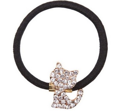 韩国发饰  满钻发绳  绑头发皮绳