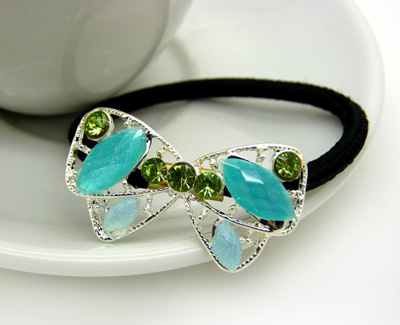 韩式头饰蝴蝶结发饰发圈 扎头发橡皮筋头花