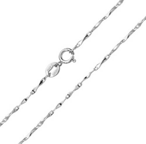 藏银气质百搭 项链短款锁骨竹节链	