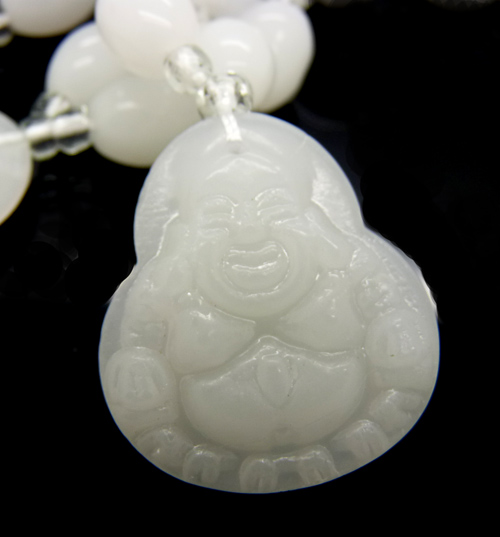 翡翠玉佛吊坠 冰种项坠 玉器玉佩 佛珠项链