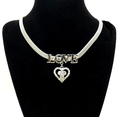 高贵 大气 端庄 锆石合金短款项链