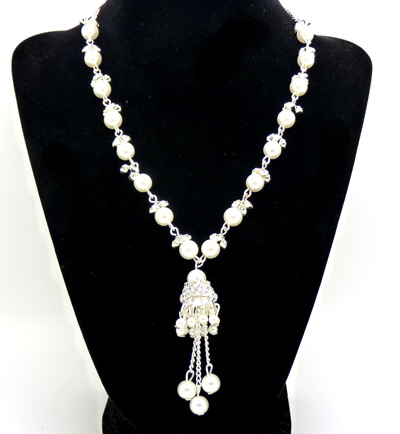 魅力100%  锆石合金短款项链