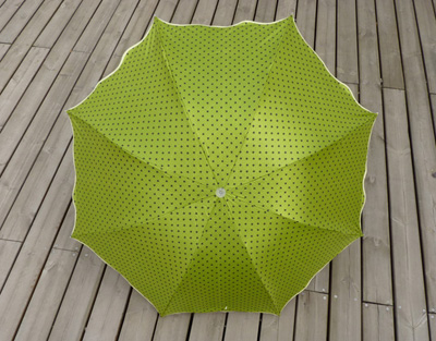 正品时尚花折叠女晴雨伞防紫外线遮阳超轻防晒太阳伞  黑胶苹果荷叶边伞