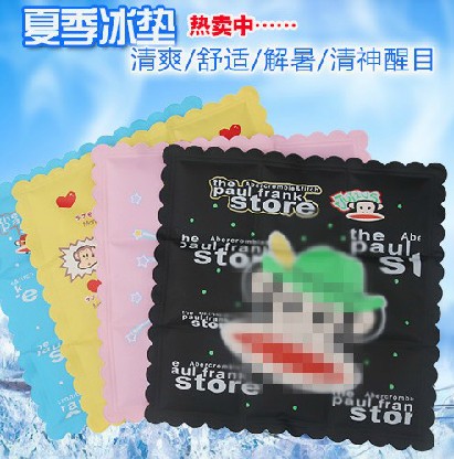 可爱卡通图案糖果色冰垫批发-多种图案混搭