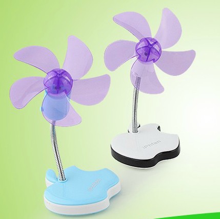 创意USB苹果型风扇-多色	