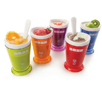 夏季冰爽必备神器 美国冰沙杯 沙冰杯/奶昔杯 冰淇淋杯机-橙色