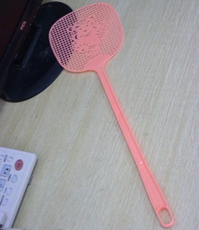 加厚防摔 夏季户外彩色塑料网 实用手掌苍蝇拍 灭蚊拍 -510(510蚊拍)	