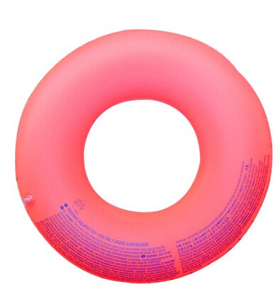 糖果色会发光儿童游泳圈 氖光游泳圈-混色（61CM 24#)	