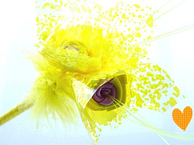 韩版创意喜欢你三朵花/七彩羽毛圆珠笔	